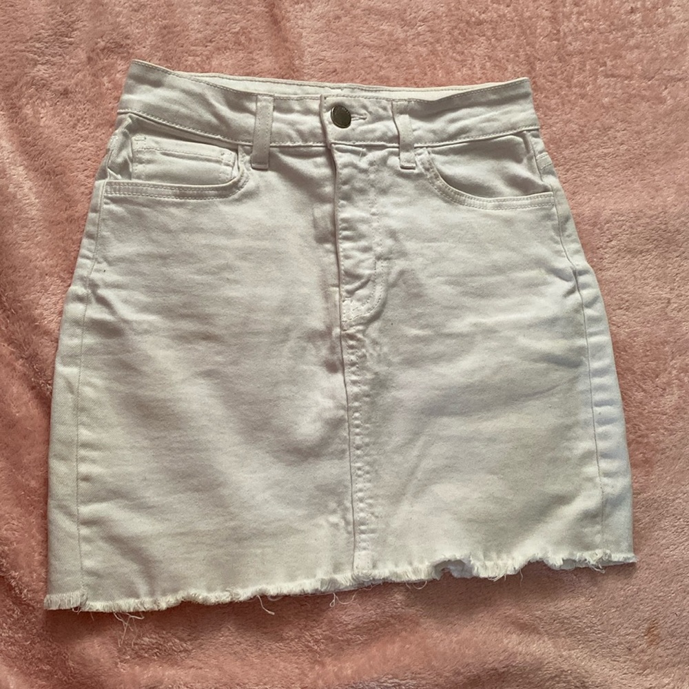 White skirt